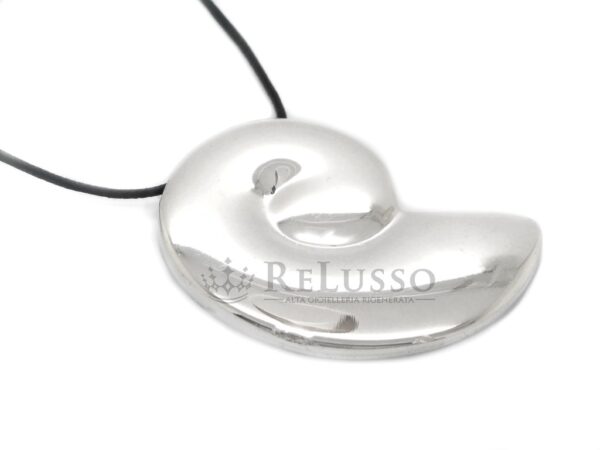 Ciondolo Dodo Conchiglia a spirale grande in argento sterling 925 foto1