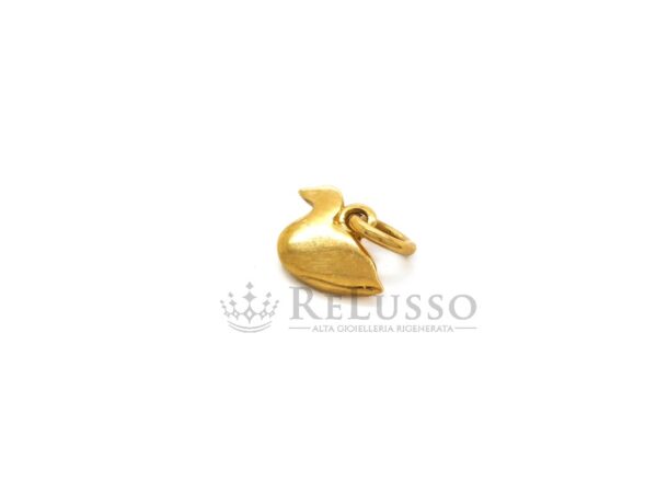 Charm Dodo Paperella da 1gr. in oro giallo 18kt foto4