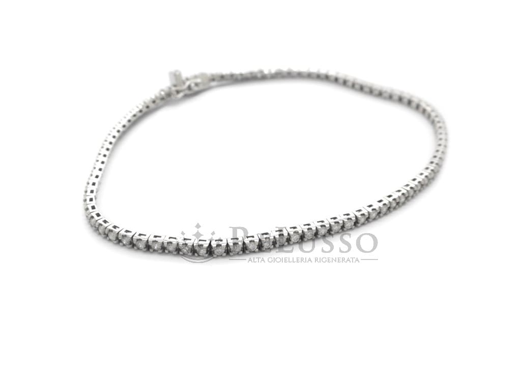 Bracciale Tennis DiLeo con 1,00 ct di diamanti F Color. foto4