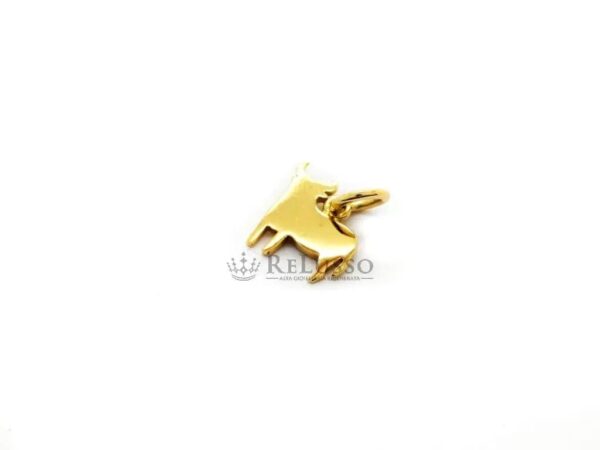 Charm Dodo Toro da 1gr. in oro giallo 18kt foto6