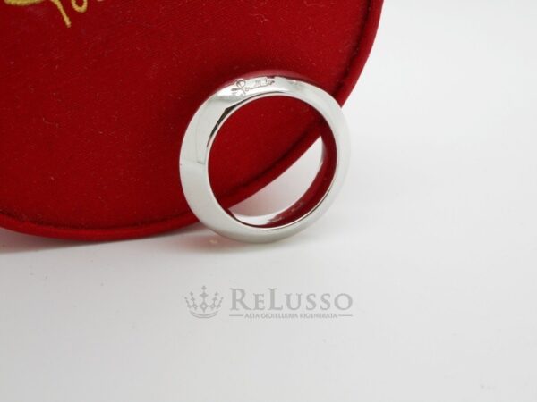 Anello Fedone Pomellato in oro bianco foto4