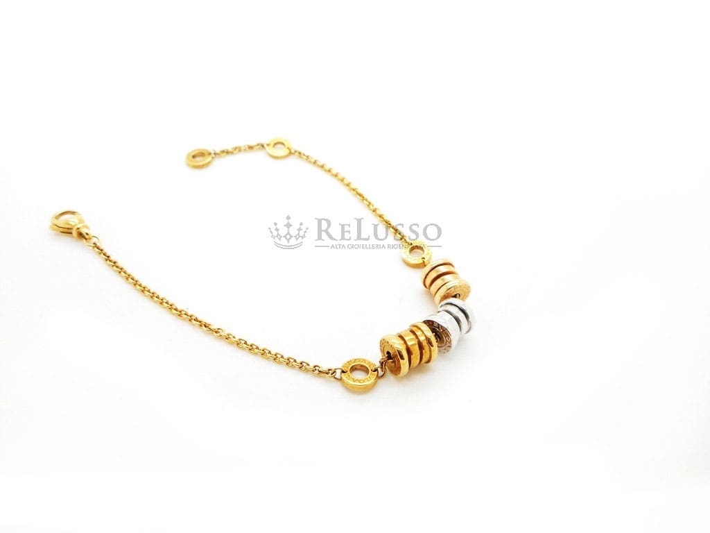 Bracciale Bulgari B.Zero1 in oro giallo, bianco e rosa 18kt foto4