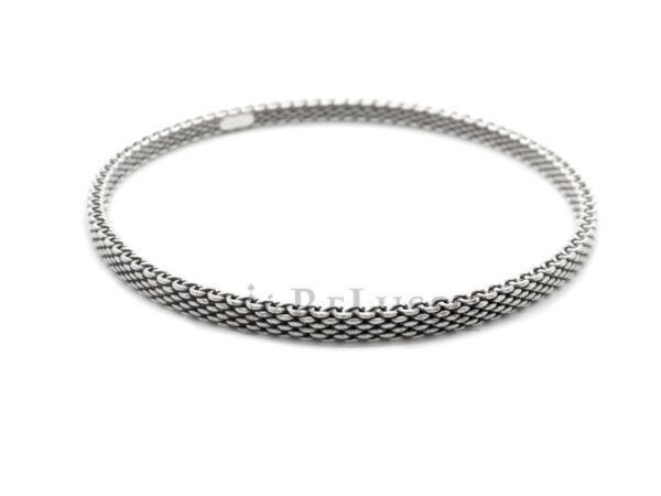 Bracciale tondo Tiffany & Co. in argento sterling 925. foto4