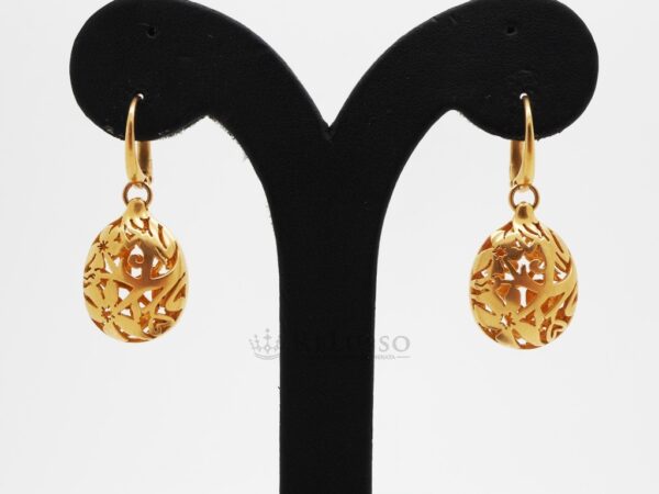 Orecchini Pomellato collezione Arabesque in oro rosa 18kt foto3