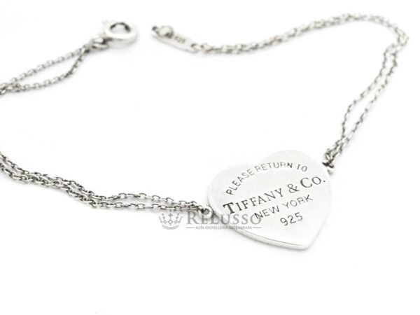 Bracciale Tiffany & Co. a catena doppia con cuore Return to Tiffany foto1
