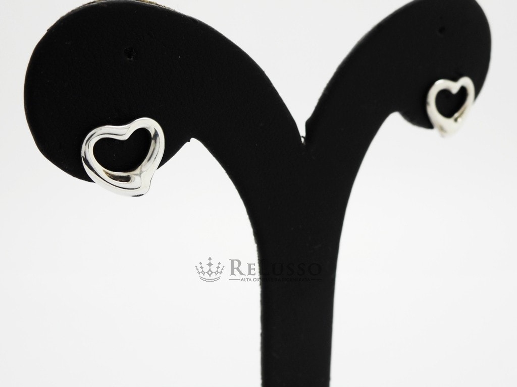 OrecchiniTiffany & co Open Heart di Elsa Peretti® in argento foto3