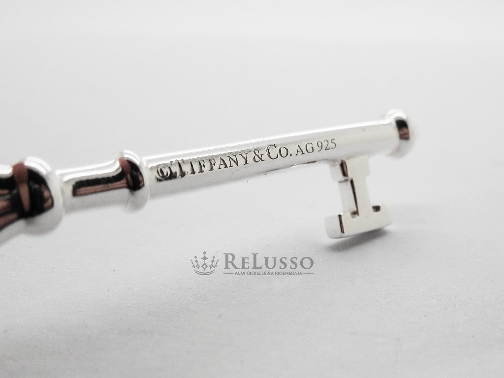 Chiave Tiffany modello Daisy collezione Tiffany Keys in argento e diamante foto5