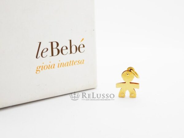 Ciondolo LeBebé bimbo mini in oro giallo 18kt foto1