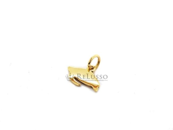 Charm Dodo Tartaruga Marina da 1gr. in oro giallo 18kt foto2