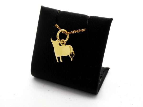 Charm Dodo Toro da 1gr. in oro giallo 18kt foto3
