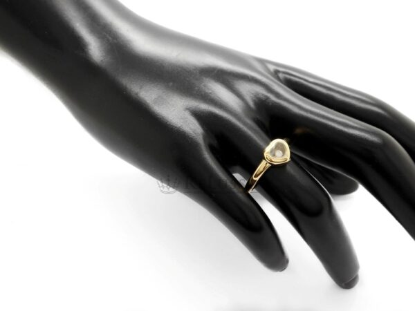 Anello Chopard collezione Happy Diamonds Icon in oro giallo e diamante foto7