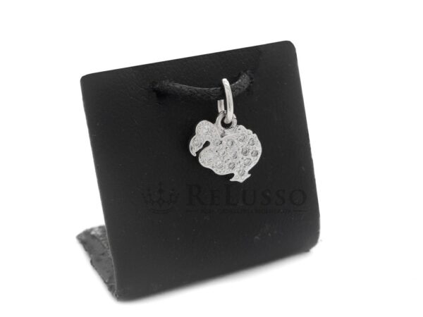 Charm Dodo "Dodo" oro bianco 1