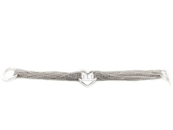 Bracciale Tiffany multifili Open Heart in argento sterling foto3