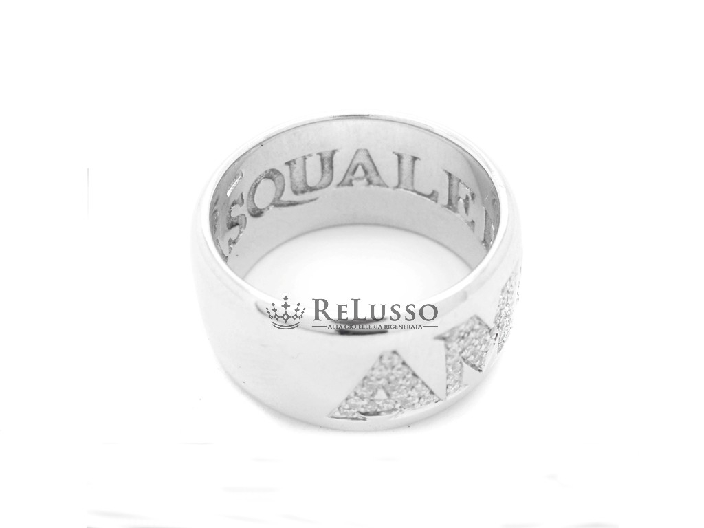 Anello Pasquale Bruni Amore in oro bianco e pavé di diamanti per 0,48ct foto7