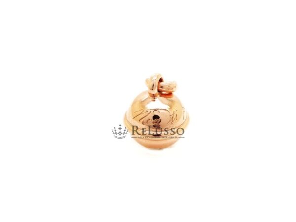 Charm Dodo "Campanello" oro rosa 9kt foto2