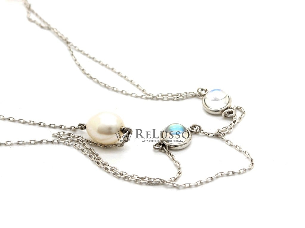 Collana Tiffany Sprinkle Color by the Yard Elsa Peretti® in argento con seleniti foto2