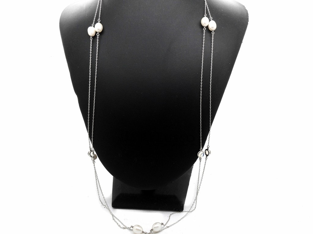 Collana Tiffany Sprinkle Color by the Yard Elsa Peretti® in argento con seleniti foto3