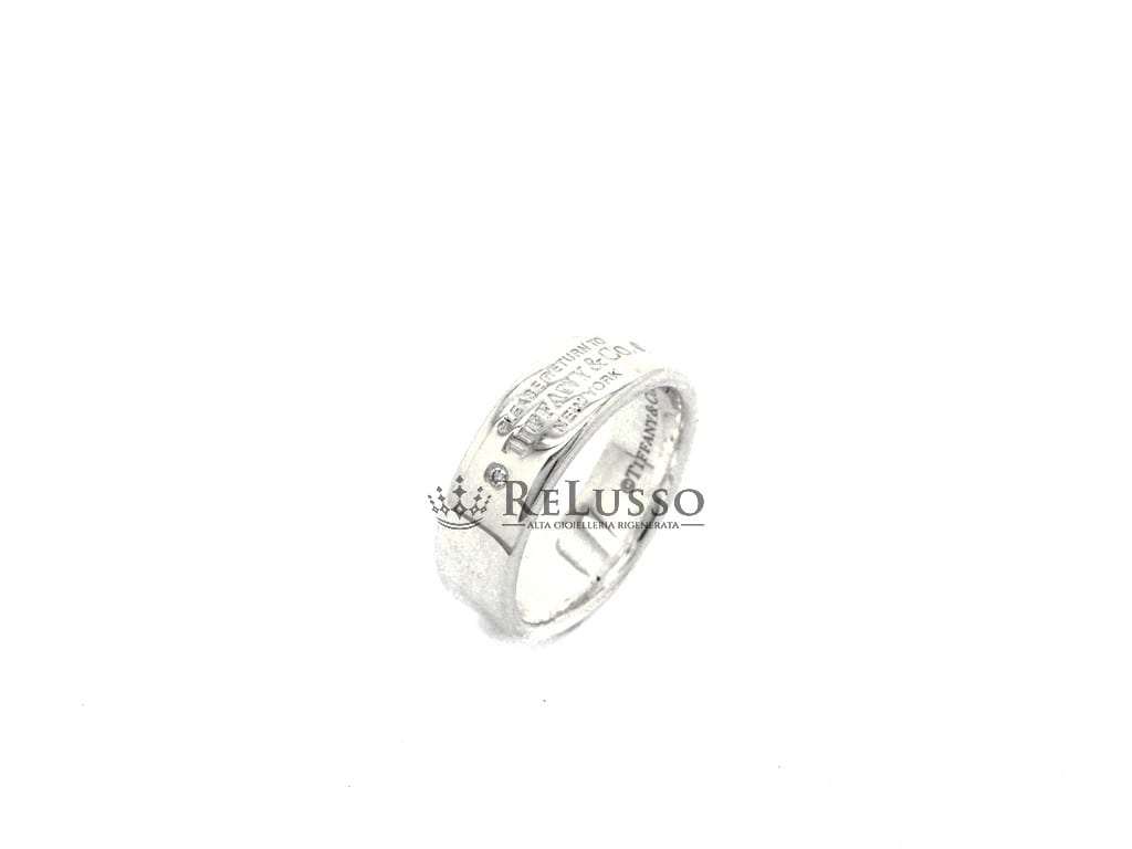 Anello Tiffany & Co. in argento con diamanti collezione Return to Tiffany™ foto5