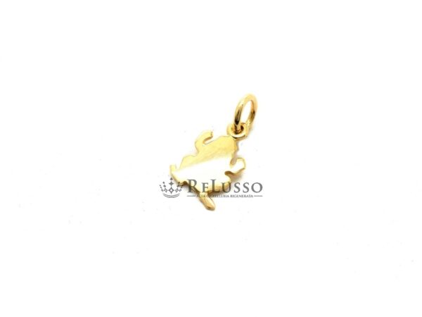 Charm Dodo Ranocchio 1gr. in oro giallo 18kt foto1
