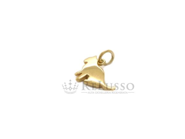 Charm Dodo Gatto da 2gr in oro giallo 18kt foto2