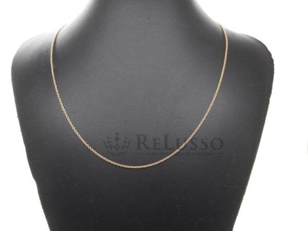 Catenina Tiffany & Co. in oro rosa lunga 41cm maglie misura piccola foto1