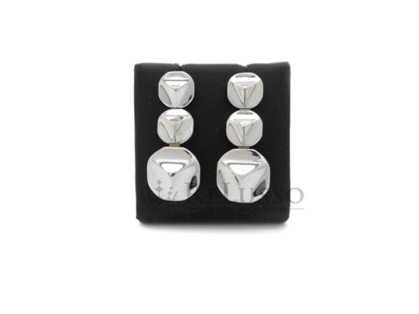 Orecchini Chimento pendenti bicolore in oro 18kt foto1