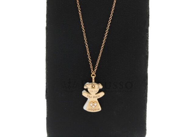 Collana Bucherer Mamma & Figlio in oro rosa, diamanti e madreperla foto1