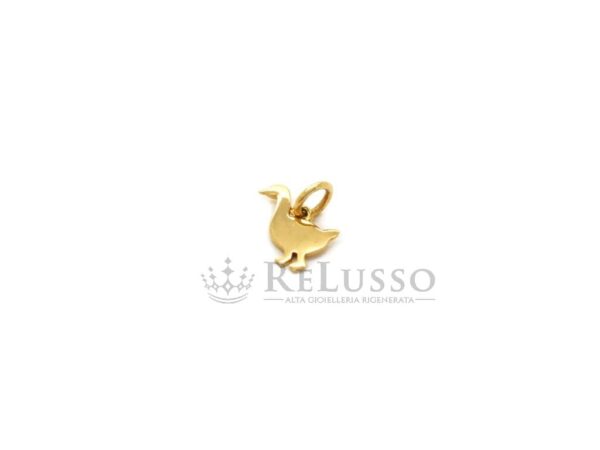 Charm Dodo Oca da 1gr. in oro giallo foto2