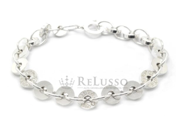 Bracciale Circle Tiffany 1837™ in argento sterling, large foto1