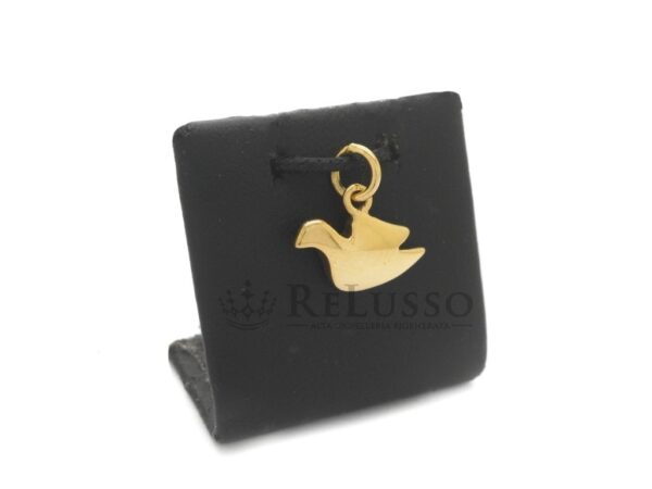 Charm Dodo Colomba da 2gr. in oro giallo 18kt foto1
