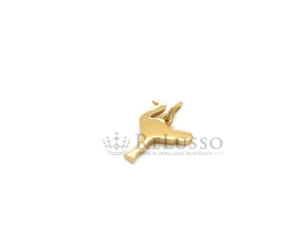 Charm Dodo Struzzo da 2gr. in oro giallo 18kt foto2