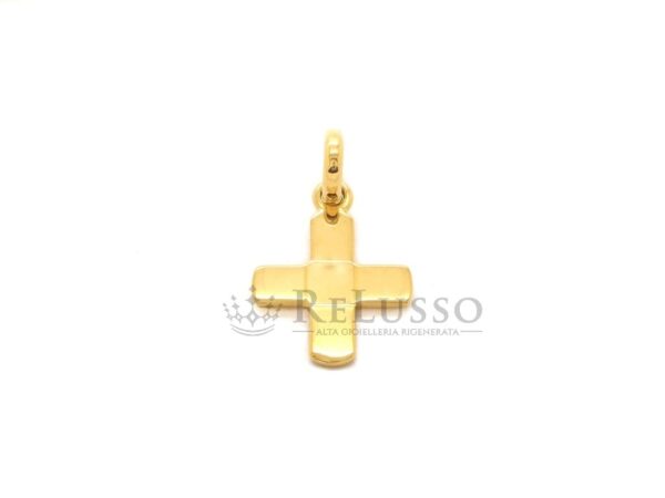 Ciondolo Pomellato Croce Greca in oro giallo foto4
