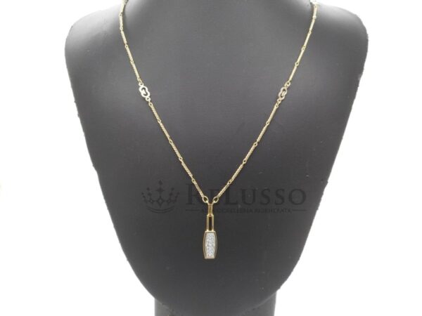 Collana Gianni Carità in oro giallo e diamanti per 0,20ct foto1