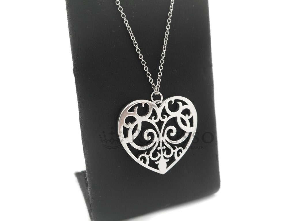 Collana Tiffany Enchant™ con ciondolo Heart in argento sterling foto4