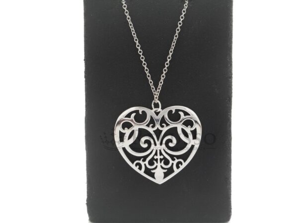 Collana Tiffany Enchant™ con ciondolo Heart in argento sterling foto1