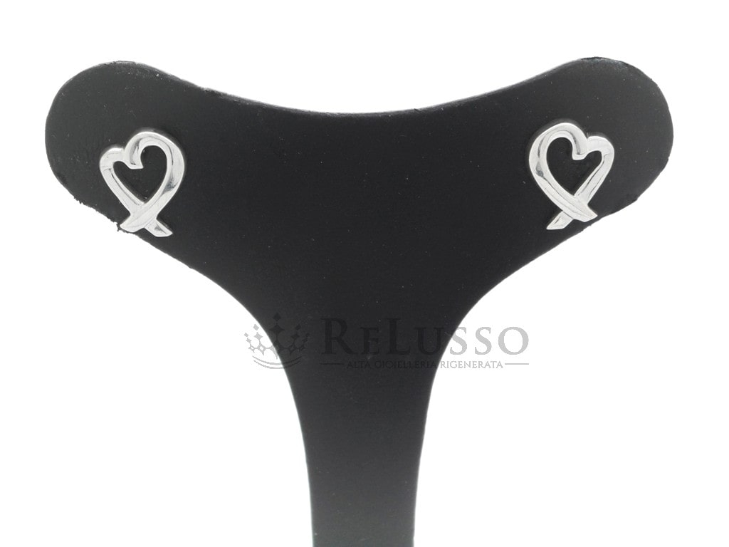 Orecchini Tiffany & co. Loving Heart Paloma Picasso® in argento foto3