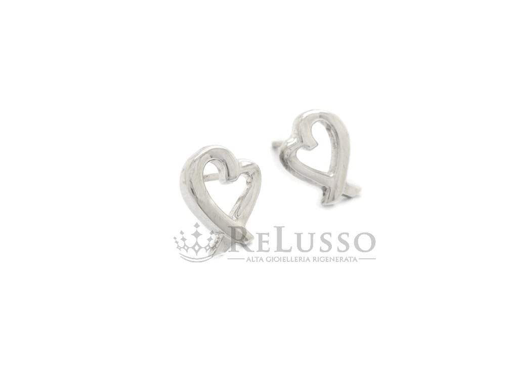Orecchini Tiffany & co. Loving Heart Paloma Picasso® in argento foto2