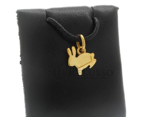 Charm Dodo Leprotto da 1gr. in oro giallo 18kt foto1