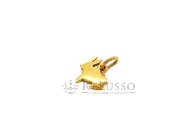Charm Dodo Leprotto da 1gr. in oro giallo 18kt foto4