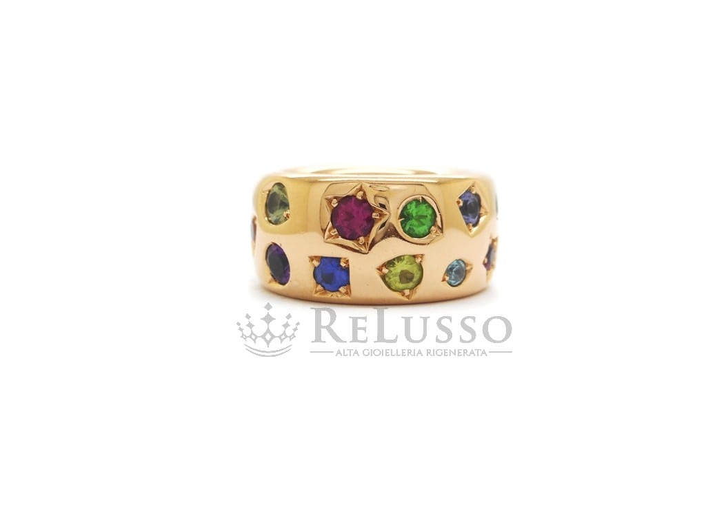 Anello Pomellato Iconica Color Maxi in oro rosa foto4