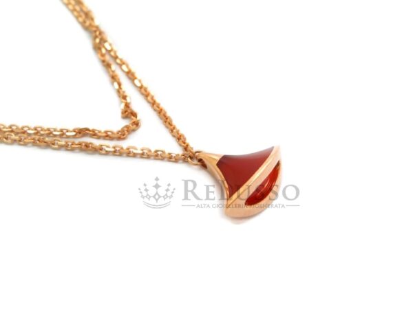 Bracciale Bulgari collezione Diva's Dream in oro rosa e corniola foto7