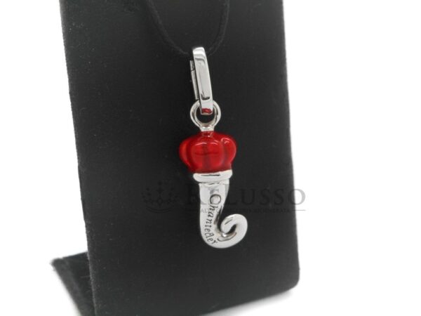Ciondolo Cornetto Chantecler collezione Et Voila' in Argento 925 smaltato foto1