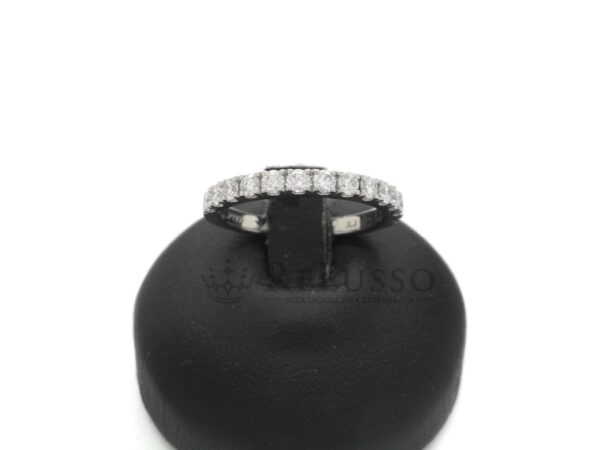 Anello Riviera con diamanti per 0,52ct in platino foto13