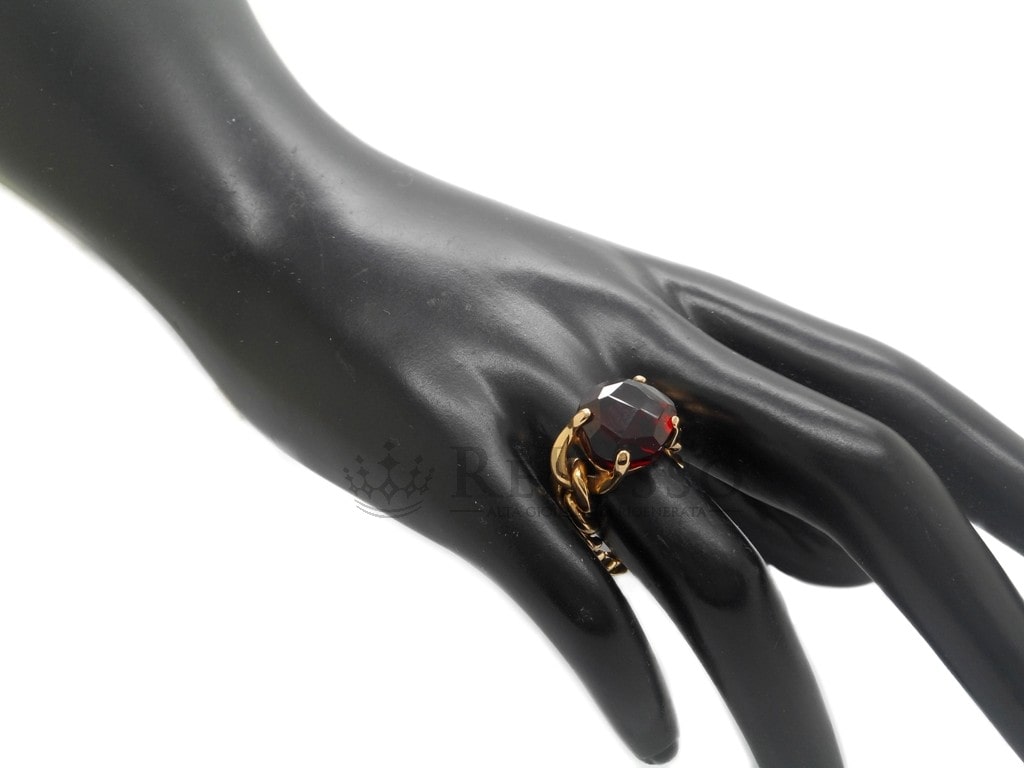 Anello Pomellato Lola in oro rosa 18kt e granato foto7