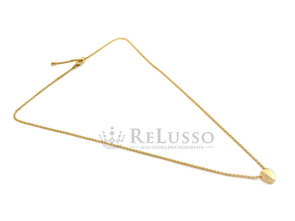 Collana Bucherer collezione B Dimension con pavé di diamanti in oro giallo foto13