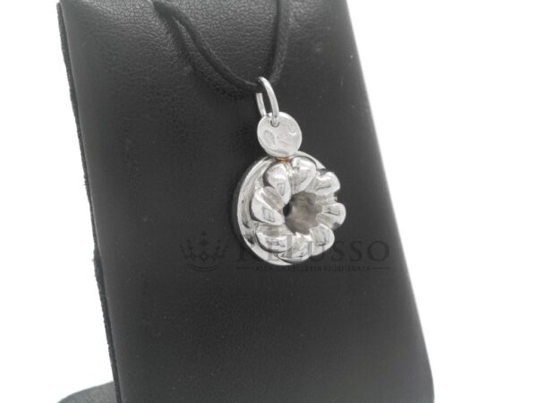 Ciondolo Dodo Ciambellone Lucky Chef in argento e oro rosa foto1