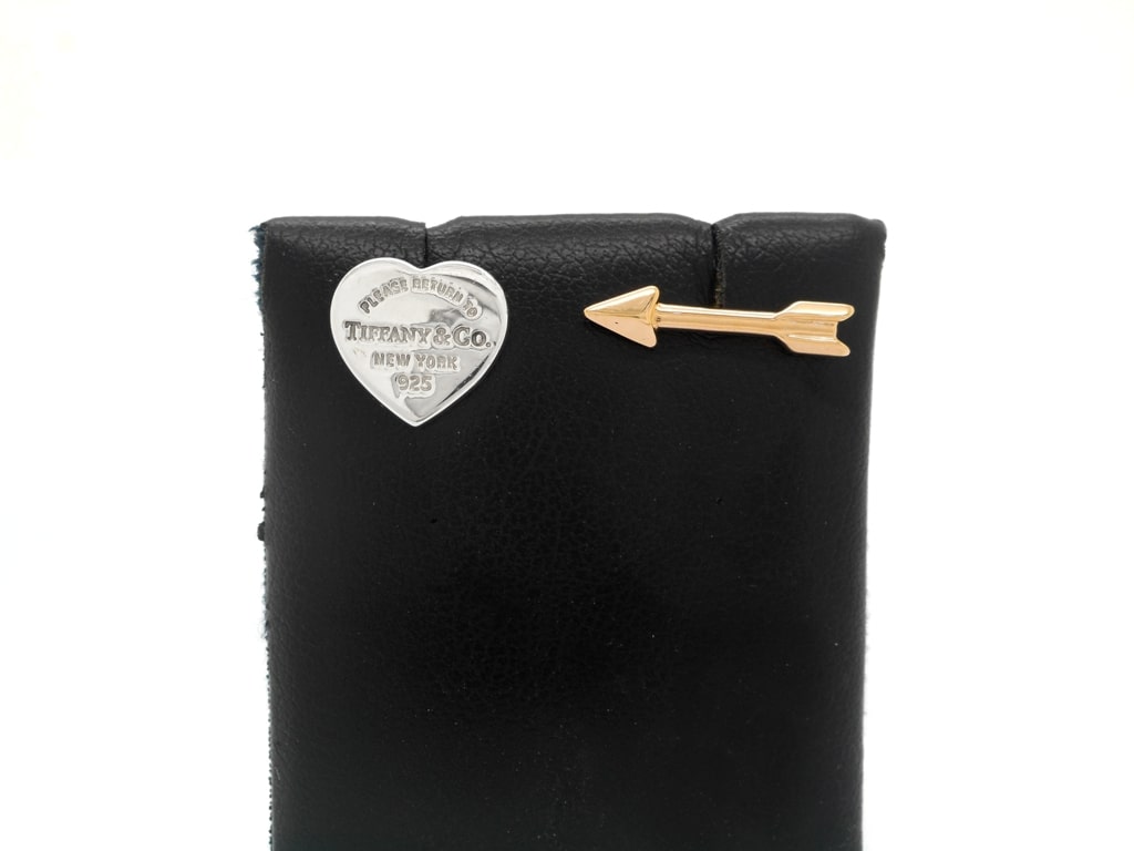 Orecchini Tiffany Lovestruck Heart Tag & Arrow in argento e oro rosa foto13