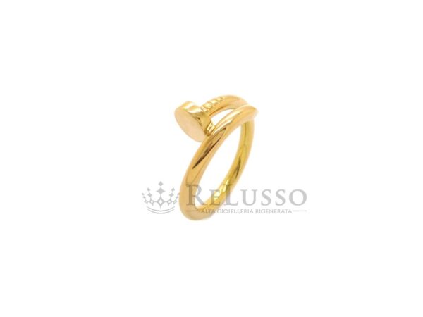Anello Cartier Juste un Clou in oro giallo 18kt foto7