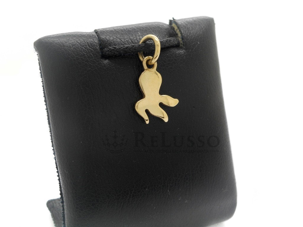 Charm Dodo Polpo da 1gr. in oro giallo 18kt foto4