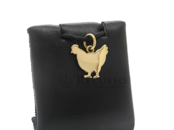Charm Dodo Gallinella da 2gr. in oro giallo 18kt foto1